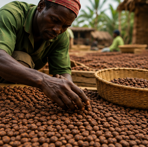 Fèves de cacao sélectionnées – sourcing W.A.C.C.